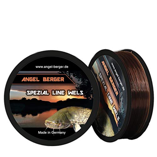 Angel-Berger Spezial Line Angelschnur Zielfischschnur Aal, Forelle, Hecht, Zander, Karpfen, Dorsch, Weissfisch (Wels, 0,60mm / 29,50Kg) von Angel-Berger