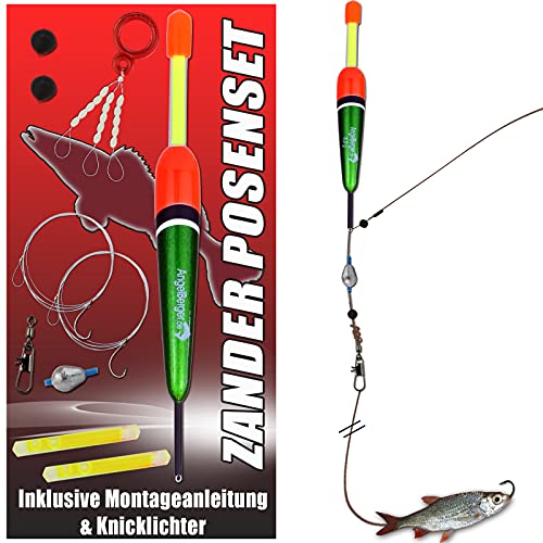 Angel-Berger Zander Posen Set Köderfischmontage mit Knicklicht Ready2Fish Angelset Zander Angel-Berger Zander Posen Set Köderfischmontage mit Knicklicht Ready2Fish Angelset Zander von Angel-Berger