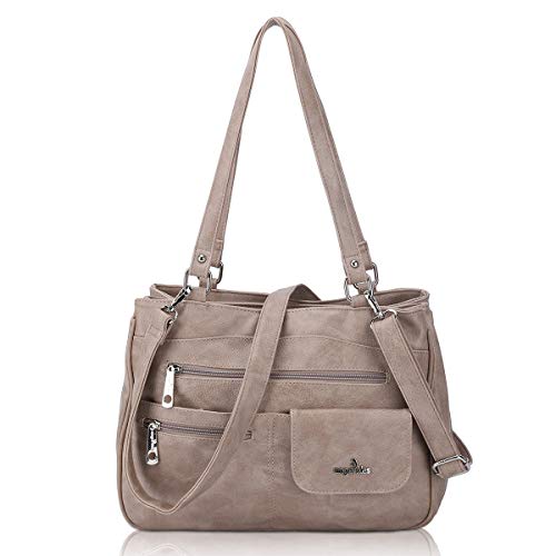 Angel Kiss Tasche Leder Damenhandtasche Schultertasche Handtaschen Wasserdicht Tragetasche Multifunktionale Henkeltasche Umhängetasche Groß für Arbeit Schule Shopper Reise Aprikose Angel Kiss Tasche Leder Damenhandtasche Schultertasche Handtaschen Wasserdicht Tragetasche Multifunktionale Henkeltasche Umhängetasche Groß für Arbeit Schule Shopper Reise Aprikose von Angel Kiss
