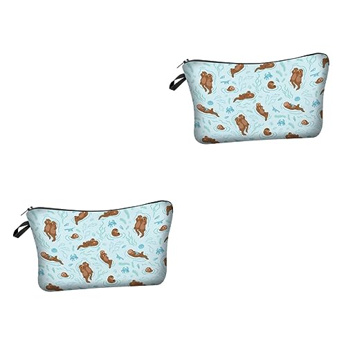 Angoily 2 Kosmetik Aufbewahrungstasche Polyester Drucken Reisen Kosmetiktasche Angoily 2 Kosmetik Aufbewahrungstasche Polyester Drucken Reisen Kosmetiktasche von Angoily