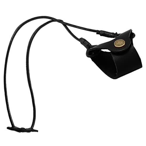 Angoily Brillenetui Brillenhalterband schwimmendes Brillenband Sonnenbrillenschnur Korn Mann Kabel schnapsgläser Brillenbänder für Damen Brillenketten für Damen stylish Kunstleder Black von Angoily