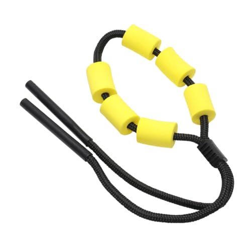 Angoily Schwimmendes Brillenband Schwimmzubehör Zum Aufhängen Verstellbarer Brillenhalter Brillenzubehör Schwimmender Brillenhalter Befestigungsseil Für Sportbrillen Yellow Polyester von Angoily