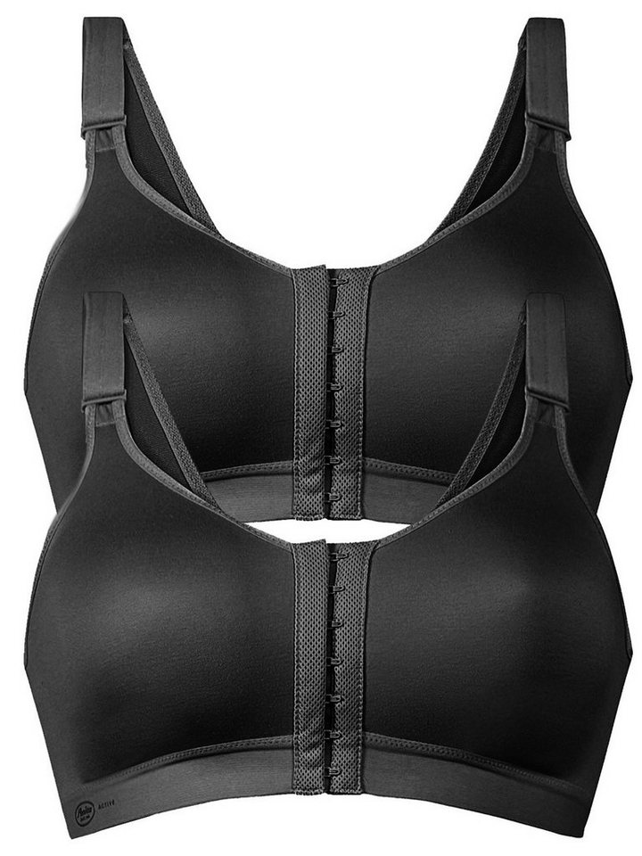 Anita Active Set: Sport-BH Sport BH mit Vorderverschluss Frontline Open (Spar-Set, 2-tlg) Stützfunktion von Anita Active