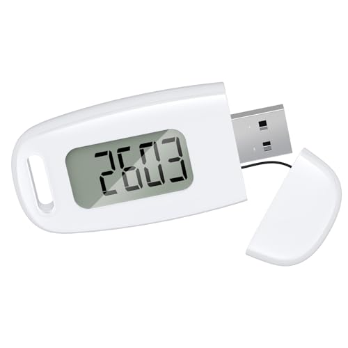 Ankilo 3D Schrittzähler, USB Aufladbar Walking Schrittzähler zum Gehen, Großem Display, Einfacher Schrittzähler Ohne App, Genauer Pedometer Verfolgen Sie Schritte Weiß Ankilo 3D Schrittzähler, USB Aufladbar Walking Schrittzähler zum Gehen, Großem Display, Einfacher Schrittzähler Ohne App, Genauer Pedometer Verfolgen Sie Schritte Weiß von Ankilo