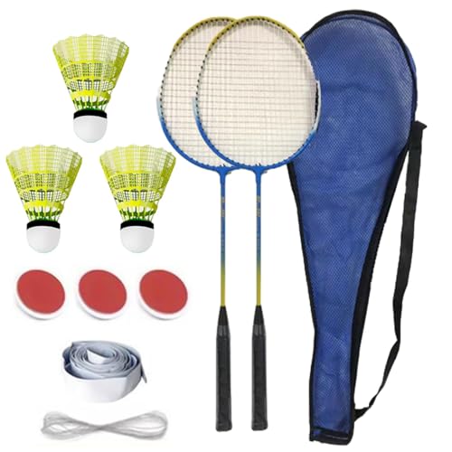 Anloximt Badminton-Übungen zu Hause, Indoor-Badminton-Selbsttrainingsgerät - Tragbares Badminton-Set für den Innenbereich | Tragbares Set für den Innenbereich, Badminton-Übungstrainerhilfe, von Anloximt