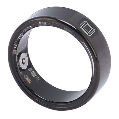 Smart Ring Gesundheits Tracker für Männer und Frauen, Edelstahl Fitnessring mit Mehreren Sportmodi, Fitness Tracker mit Display für Radfahren, Laufen (#10) von Annadue