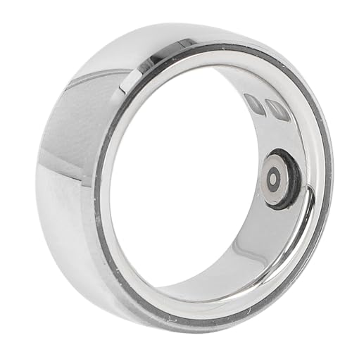 Smart Ring Gesundheits-Tracker für Männer und Frauen, IP68 Wasserdichter Fitness-Tracker, Schlafmonitor, Smart Ring NFC-Ring, Bluetooth (White) von Annadue