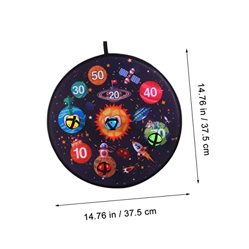 Anneome 1 Set Strapazierfähiges Rundes Stoff-dartscheiben-Spielzeug-kit Shooting Sticky Target Toy von Anneome