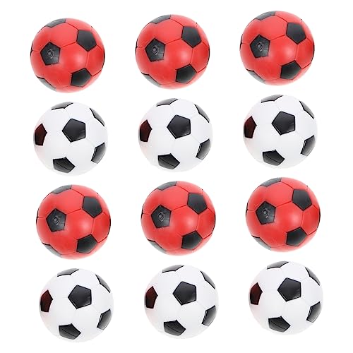 Anneome 12st Mini-fußball Tisch-ersatz-fußbälle Kickertisch Ersatz Kickerbälle Tischfußballbälle Fußbälle Für Kinder Tischspiel Fußballbälle Fußball Ball Umweltfreundlicher Kunststoff von Anneome