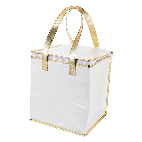 Anneome 1Stk Isoliertaschen Pizza-Tragetasche Kuchenträger Einkaufstüten Frischhaltebeutel thermoshopper Beutel für Lebensmittelverpackungen tragbare Pizza-Aufbewahrungstasche Stoff Weiß Anneome 1Stk Isoliertaschen Pizza-Tragetasche Kuchenträger Einkaufstüten Frischhaltebeutel thermoshopper Beutel für Lebensmittelverpackungen tragbare Pizza-Aufbewahrungstasche Stoff Weiß von Anneome
