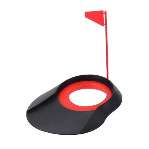 Anneome 1stk Übungsscheibe Putterbecher Für Golf Trainingsgeräte Indoor-Loch-Cup Golf-Trainings-Putting-Cup Lochbecher Für Golf Golf-übungsloch Golf-Putter Übungsring Üben Black Plastik von Anneome