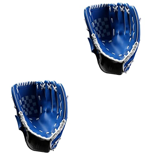 Anneome 2 STK Sport-infielder-handschuh Professioneller Baseballhandschuh Baseball-Handschuhe Softballhandschuhe Softball-schlaghandschuhe Benutzerdefiniertes Feld Outfield-Baseball Blue von Anneome