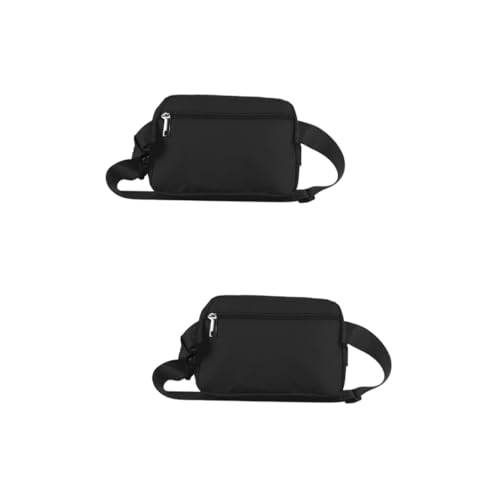 Anneome 2 Stück Packung Diagonale Tasche Umhängetasche Für Damen Outdoor-hüfttasche Bauchtasche Tragbare Umhängetasche Brusttasche Umhängetasche Für Mädchen Verstellbare Gürteltasche Nylon von Anneome