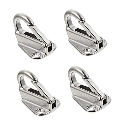 Anneome 20 STK Kotflügelhaken praktische Schiffshaken Yachthaken aus Stahl Feste Bootshaken Boot zubehör Boat Accessories Schmutzbretthaken hilfreiche Schiffshaken Rostfreier Stahl Silver von Anneome