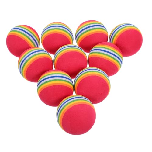 Anneome 20 STK Trainingsball weicher Schwamm-Golfball Übungsball Schaumstoffball elastische Trainingssportbälle Schaumstoff-Golfbälle Spielball für Haustiere Bunte Golfbälle Indoor-Übung von Anneome