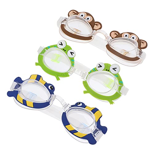 Anneome 3St Schwimmbrillen für Kinder Jugend Schwimmbrille jugendliche schwimmbrille taucherbrille für kinder taucherbrillen für kinder Antibeschlag-Schwimmbrille Kinderschwimmbrille PVC von Anneome