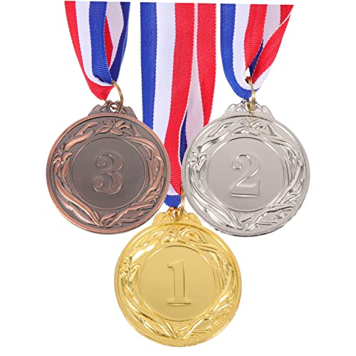 Anneome 3St sportliche Medaille sportspiele sport spiele zarte Fußballmedaille Multifunktionsmedaille Fußball-Trophäe Fußballzubehör verschleißfeste Auszeichnungsmedaille Fußball Medaille von Anneome