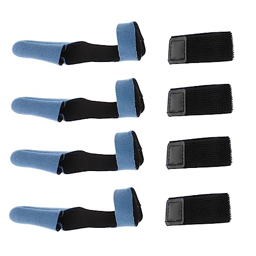 Anneome 4 Sätze Angelrutenschutz Leichter Angelruten-spitzenschutz Rutensocken Für Angelruten Angelwerkzeug Angeln Hülse Für Angelruten Krawatten Für Angelruten Fischermütze Gummiband Blue von Anneome