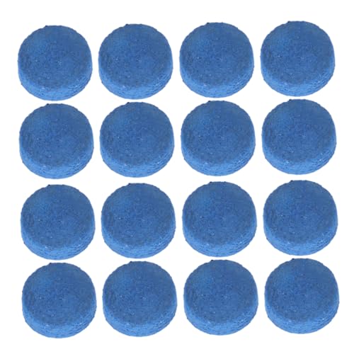 Anneome 50 Stück Pool-Queue-Kopf Billard zubehör Blauer Bommel kleine Pompons Ersatz-Kit für Pool-Stick-Spitzen Pool-Tipps für Hinweise Tipps für Billard-Pool-Queues Leder Blue von Anneome