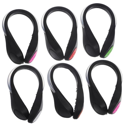 Anneome 6St laufende Lichter LED-Sicherheits-Lauflicht Clip auf Schuhlichter LED-Zubehör Nachtlichter für Laufschuhe led ligts led-Light LED-Schuhe Clip-Lichter Schuhlichtclips Plastik von Anneome