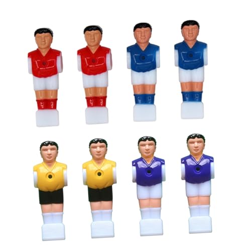 Anneome 8 Stück Zubehör Für Fußballmaschinen Zubehör Für Mini Puppen Desktop Zubehör Tischfußball Ersatzspieler Tischfußball Zubehör Spielset Zubehör Tischfußball Spieler Modelle von Anneome