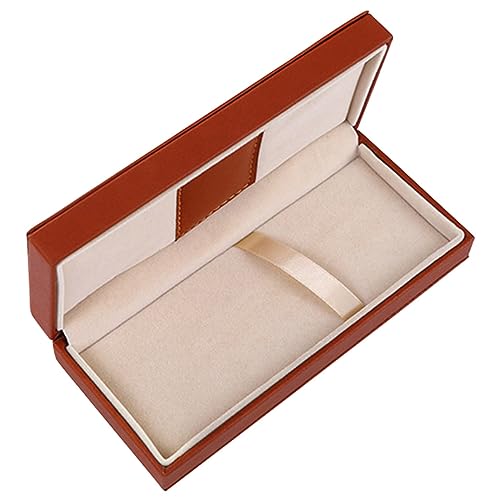 Anneome Exquisite Dekorative Stift Box Kompakte Pu Leder Stift Fall Elegante Business von Anneome