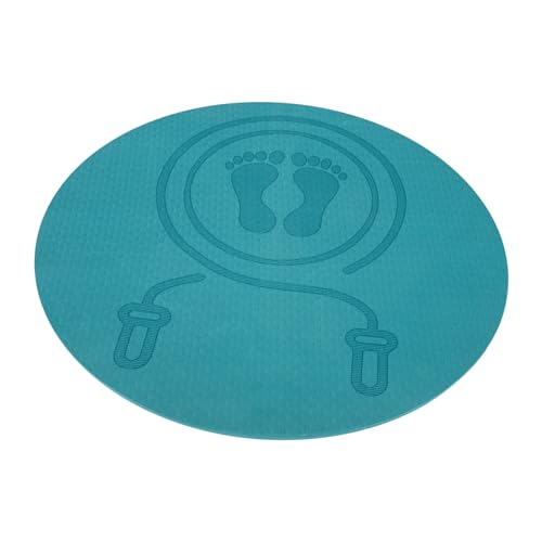 Anneome Sport-stoßdämpfer-pad Heimturnmatte Sprungmatte + Boden + Matte Fitnessgeräte Runde Outdoor-teppiche Springseil Für Fitness Bodenmatte Für Den Außenbereich Pad Für Seilsprung Tpe von Anneome