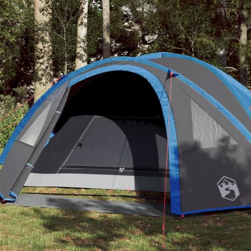Annlera Zelt Blau Campingzelt für 4 Personen Wasserdicht Winddicht Kuppelzelt Hauszelt 4 Personen Camping Tent 300x250x132 cm von Annlera