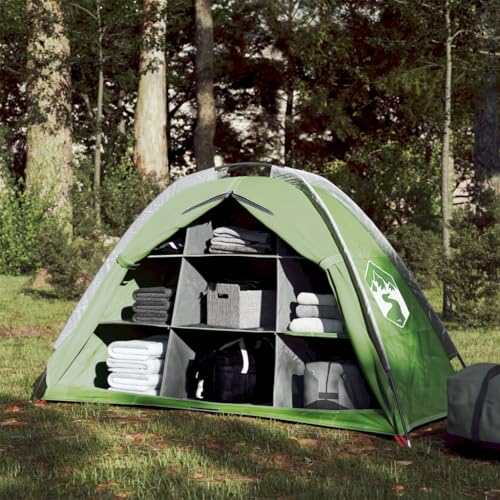 Annlera Zelt Grün Lagerzelt 9 Fächer Wasserfestes Zelt Zubehör für Campingausflüge Wasserfestes Gewebe Viel Stauraum 185T TAFT 125x50x68 cm Annlera Zelt Grün Lagerzelt 9 Fächer Wasserfestes Zelt Zubehör für Campingausflüge Wasserfestes Gewebe Viel Stauraum 185T TAFT 125x50x68 cm von Annlera