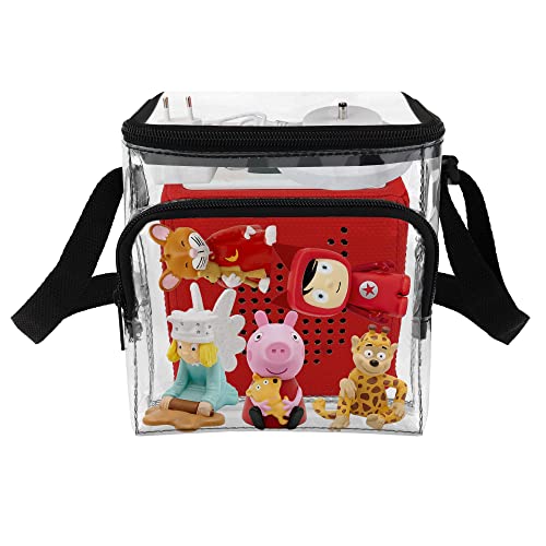 Annmore Tasche für Tonie Hörfiguren und Box, Transporttasche für Toniebox Starterset, Organizer für Tonie Box Zubehör, Durchsichtig Annmore Tasche für Tonie Hörfiguren und Box, Transporttasche für Toniebox Starterset, Organizer für Tonie Box Zubehör, Durchsichtig von Annmore