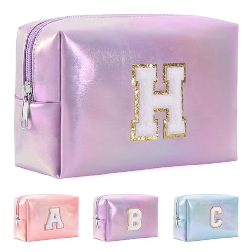 Anntry A-Z personalisierter Anfangsbuchstaben-Make-up-Taschen-Organizer,wasserdichte Kosmetiktasche aus PU-Leder, tragbare Reise-Kulturtasche, Mädchen, Frauen,Freundin, Mutter Anntry A-Z personalisierter Anfangsbuchstaben-Make-up-Taschen-Organizer,wasserdichte Kosmetiktasche aus PU-Leder, tragbare Reise-Kulturtasche, Mädchen, Frauen,Freundin, Mutter von Anntry