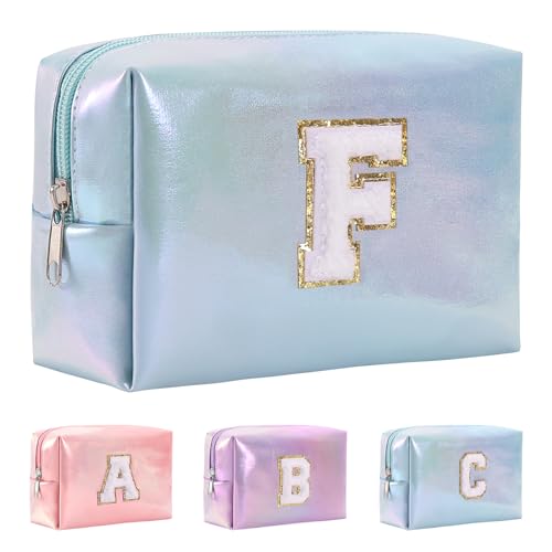 Anntry A-Z personalisierter Anfangsbuchstaben-Make-up-Taschen-Organizer,wasserdichte Kosmetiktasche aus PU-Leder, tragbare Reise-Kulturtasche, Mädchen, Frauen,Freundin, Mutter Anntry A-Z personalisierter Anfangsbuchstaben-Make-up-Taschen-Organizer,wasserdichte Kosmetiktasche aus PU-Leder, tragbare Reise-Kulturtasche, Mädchen, Frauen,Freundin, Mutter von Anntry