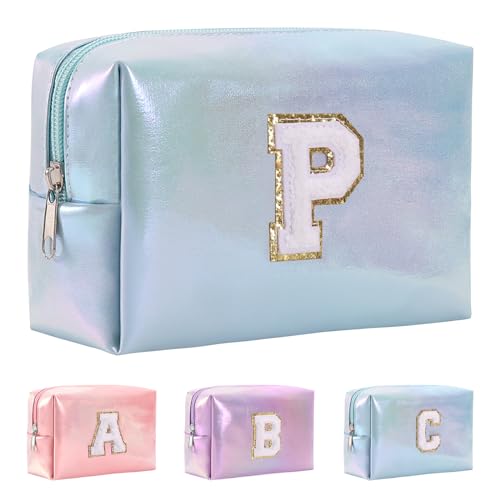 Anntry A-Z personalisierter Anfangsbuchstaben-Make-up-Taschen-Organizer,wasserdichte Kosmetiktasche aus PU-Leder, tragbare Reise-Kulturtasche, Mädchen, Frauen,Freundin, Mutter Anntry A-Z personalisierter Anfangsbuchstaben-Make-up-Taschen-Organizer,wasserdichte Kosmetiktasche aus PU-Leder, tragbare Reise-Kulturtasche, Mädchen, Frauen,Freundin, Mutter von Anntry