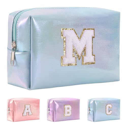 Anntry A-Z personalisierter Anfangsbuchstaben-Make-up-Taschen-Organizer,wasserdichte Kosmetiktasche aus PU-Leder, tragbare Reise-Kulturtasche, Mädchen, Frauen,Freundin, Mutter Anntry A-Z personalisierter Anfangsbuchstaben-Make-up-Taschen-Organizer,wasserdichte Kosmetiktasche aus PU-Leder, tragbare Reise-Kulturtasche, Mädchen, Frauen,Freundin, Mutter von Anntry