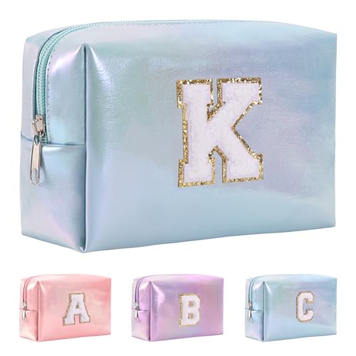 Anntry A-Z personalisierter Anfangsbuchstaben-Make-up-Taschen-Organizer,wasserdichte Kosmetiktasche aus PU-Leder, tragbare Reise-Kulturtasche, Mädchen, Frauen,Freundin, Mutter Anntry A-Z personalisierter Anfangsbuchstaben-Make-up-Taschen-Organizer,wasserdichte Kosmetiktasche aus PU-Leder, tragbare Reise-Kulturtasche, Mädchen, Frauen,Freundin, Mutter von Anntry