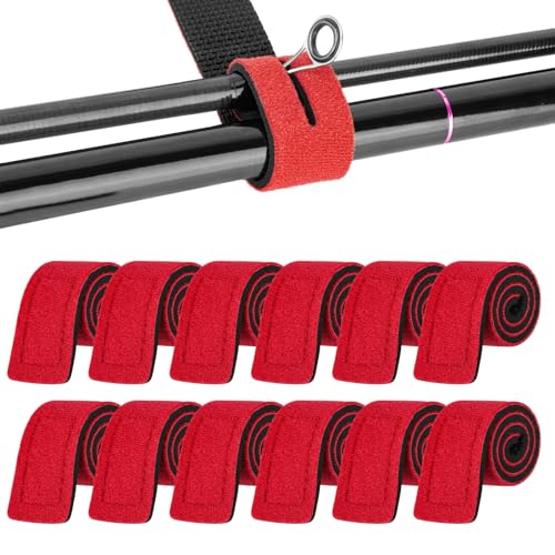Annyswit 12 Stück Einstellbar Angelrute Gürtel Neopren Klettverschluss Krawatten Riemen Angel Elastische Rutenbänder für Feste Angelruten Gear Strap Spinn & Meer & Feeder Rute Annyswit 12 Stück Einstellbar Angelrute Gürtel Neopren Klettverschluss Krawatten Riemen Angel Elastische Rutenbänder für Feste Angelruten Gear Strap Spinn & Meer & Feeder Rute von Annyswit
