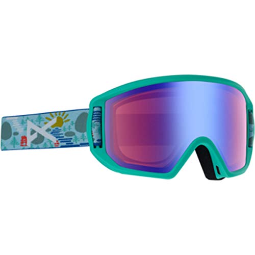 Anon Kinder Snowboardbrille Tracker 2.0, Größe:OneSize, Farben:Checkers/Blue Amber von Anon