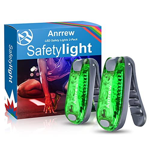 Anrrew Blinklicht Schulranzen Licht LED Sicherheitslicht 2er Set,Clip Reflektor Rucksack licht Lauflicht Kinderwagen Licht.Ideal für Jogger,Schultasche für Kinder, Kinderwagen、leuchtanhänger Hund Anrrew Blinklicht Schulranzen Licht LED Sicherheitslicht 2er Set,Clip Reflektor Rucksack licht Lauflicht Kinderwagen Licht.Ideal für Jogger,Schultasche für Kinder, Kinderwagen、leuchtanhänger Hund von Anrrew