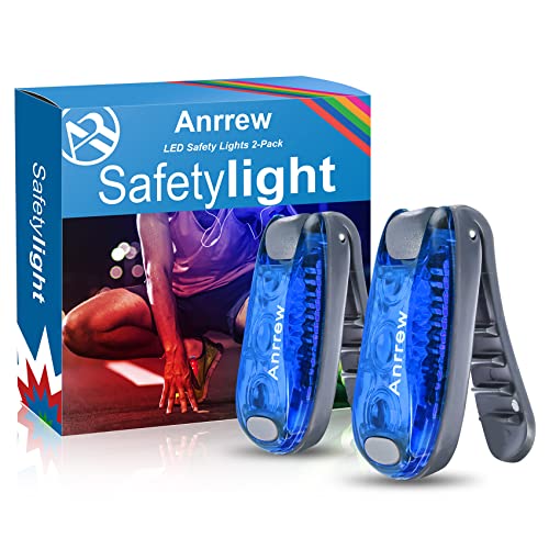 Anrrew Blinklicht Schulranzen Licht LED Sicherheitslicht 2er Set,Clip Reflektor Rucksack licht Lauflicht Kinderwagen Licht.Ideal für Jogger,Schultasche für Kinder, Kinderwagen、leuchtanhänger Hund Anrrew Blinklicht Schulranzen Licht LED Sicherheitslicht 2er Set,Clip Reflektor Rucksack licht Lauflicht Kinderwagen Licht.Ideal für Jogger,Schultasche für Kinder, Kinderwagen、leuchtanhänger Hund von Anrrew