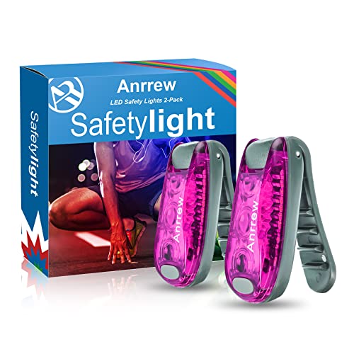Anrrew Blinklicht Schulranzen Licht LED Sicherheitslicht 2er Set,Clip Reflektor Rucksack licht Lauflicht Kinderwagen Licht.Ideal für Jogger,Schultasche für Kinder, Kinderwagen、leuchtanhänger Hund Anrrew Blinklicht Schulranzen Licht LED Sicherheitslicht 2er Set,Clip Reflektor Rucksack licht Lauflicht Kinderwagen Licht.Ideal für Jogger,Schultasche für Kinder, Kinderwagen、leuchtanhänger Hund von Anrrew