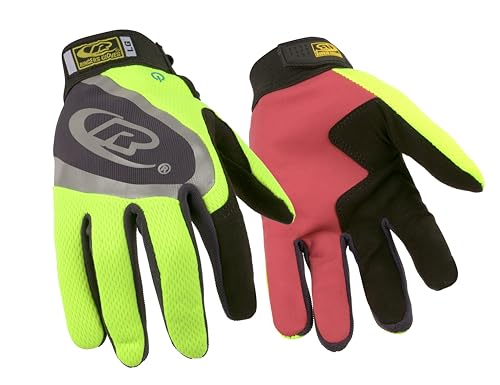 Ansell Ringers R138 Sicherheitsarbeitshandschuhe Mechanischer Schutz, Größe 10 (XL), Gelb (5 Paar) von Ansell