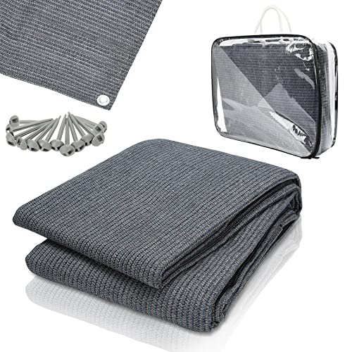 Ansobea Vorzeltteppich 2.5 x 2.5 m Outdoor Camping Teppich Zeltteppich mit 12 Löchern, 13 Heringe und Tragetasche HDPE Zeltunterlage Atmungsaktiv Campingteppich rutschfest Campingmatte Grau Blau Ansobea Vorzeltteppich 2.5 x 2.5 m Outdoor Camping Teppich Zeltteppich mit 12 Löchern, 13 Heringe und Tragetasche HDPE Zeltunterlage Atmungsaktiv Campingteppich rutschfest Campingmatte Grau Blau von Ansobea