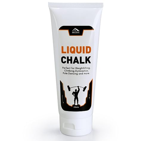 Anstore Liquid Chalk 200ml,Flüssigkreide für Gym&Sports,Turnen,Klettern,für Schwitzige hände,1 Flasche von Anstore