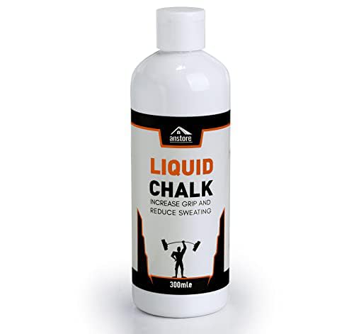 Anstore Liquid Chalk 300ML,Flüssigkreide für Gym&Sports,Turnen,Klettern,für Schwitzige hände,1 Flasche von Anstore