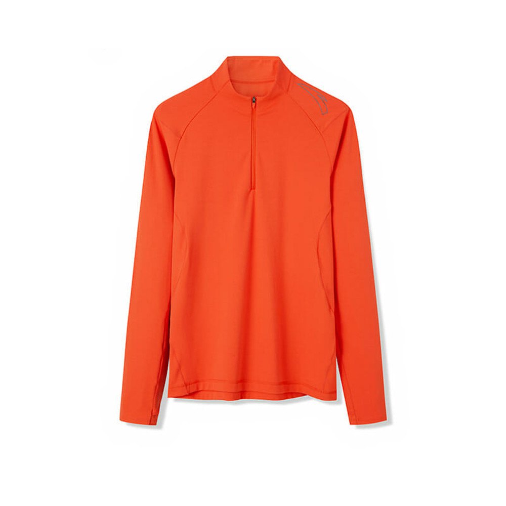 Anta Running Half Zip Long Sleeve T-shirt Orange 2XL Mann von Anta