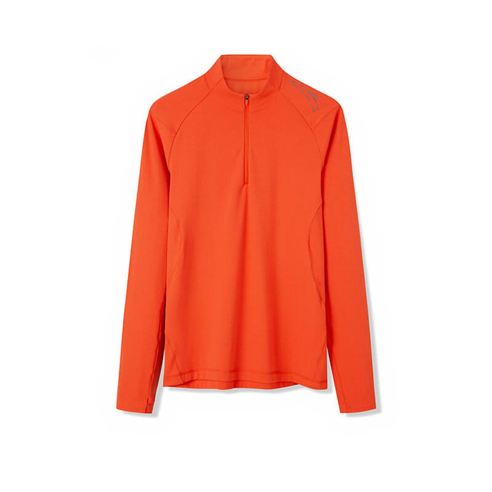 Anta Running Half Zip Long Sleeve T-shirt Orange S Mann von Anta