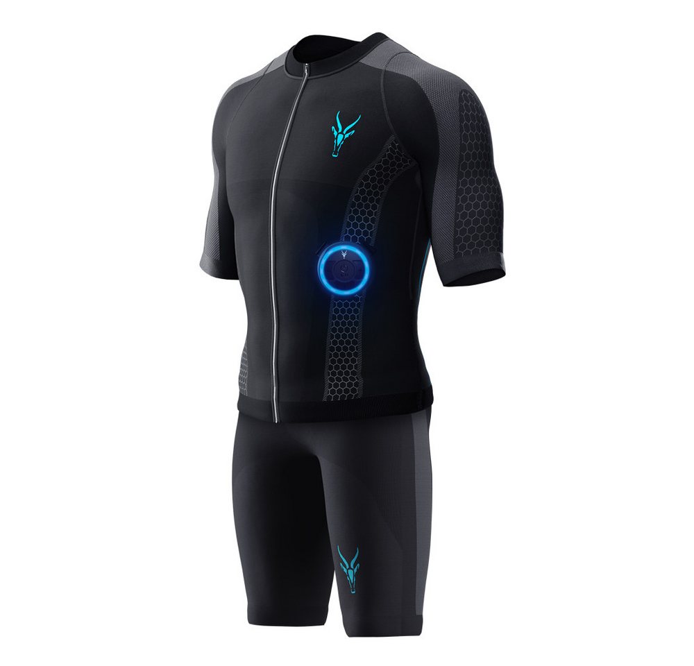 Antelope by Beurer EMS-Gerät Evolution EMS Anzug Männer EMS Trainingsgerät zur Muskelstimulation, (Set), S-XXL, Shirt und Short, 18 Elektroden, inkl. App mit 40 Programmen von Antelope by Beurer