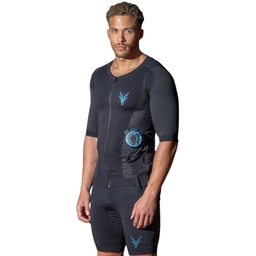 ANTELOPE Evolution Herren EMS Anzug Größe XL/L, EMS Komplettsystem für effektives Ganzkörpertraining, Fitnessgerät für Zuhause oder im Studio, Heimtrainer, unterstützt beim Abnehmen und Muskelaufbau ANTELOPE Evolution Herren EMS Anzug Größe XL/L, EMS Komplettsystem für effektives Ganzkörpertraining, Fitnessgerät für Zuhause oder im Studio, Heimtrainer, unterstützt beim Abnehmen und Muskelaufbau von Antelope