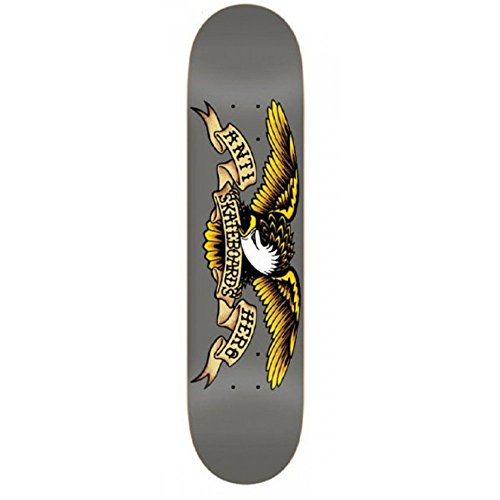 Anti-Hero Classic Eagle Tablett Skateboard-Unisex One Size grau von Anti-Hero