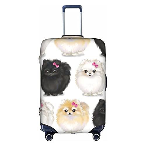 Anticsao Reisekofferabdeckung, staubdicht, Pomeranians-Muster, Gepäckschutz, Gepäckkoffer, Zubehör, Urlaub, weiß, xl Anticsao Reisekofferabdeckung, staubdicht, Pomeranians-Muster, Gepäckschutz, Gepäckkoffer, Zubehör, Urlaub, weiß, xl von Anticsao